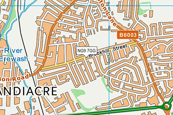 NG9 7GG map - OS VectorMap District (Ordnance Survey) NG9 7GG map - OS VectorMap District (Ordnance Survey)