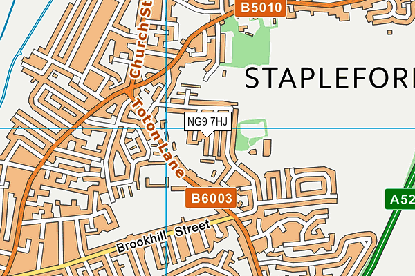 NG9 7HJ map - OS VectorMap District (Ordnance Survey) NG9 7HJ map - OS VectorMap District (Ordnance Survey)