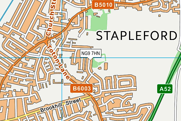 NG9 7HN map - OS VectorMap District (Ordnance Survey) NG9 7HN map - OS VectorMap District (Ordnance Survey)