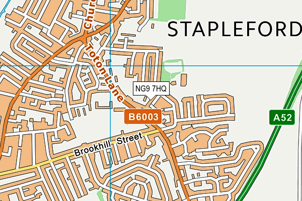 NG9 7HQ map - OS VectorMap District (Ordnance Survey) NG9 7HQ map - OS VectorMap District (Ordnance Survey)