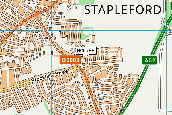 NG9 7HR map - OS VectorMap District (Ordnance Survey) NG9 7HR map - OS VectorMap District (Ordnance Survey)