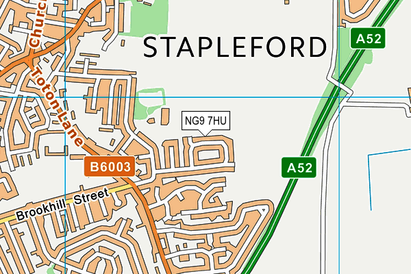 NG9 7HU map - OS VectorMap District (Ordnance Survey) NG9 7HU map - OS VectorMap District (Ordnance Survey)
