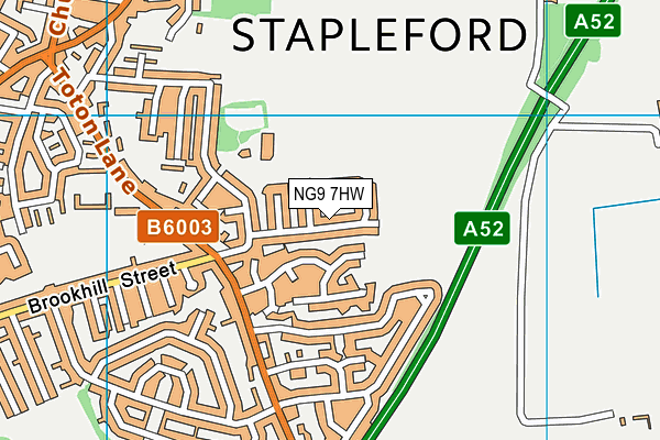 NG9 7HW map - OS VectorMap District (Ordnance Survey) NG9 7HW map - OS VectorMap District (Ordnance Survey)