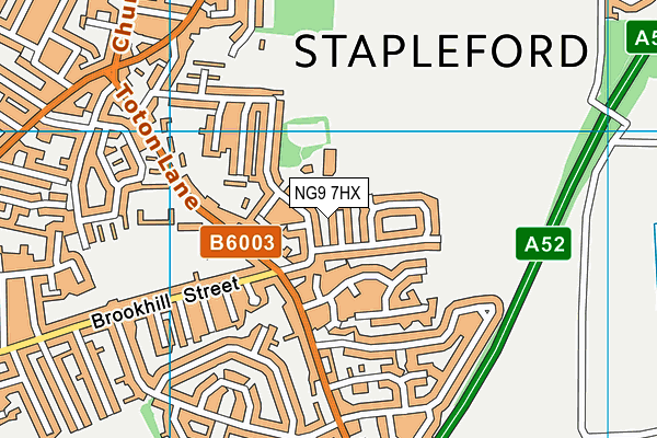 NG9 7HX map - OS VectorMap District (Ordnance Survey) NG9 7HX map - OS VectorMap District (Ordnance Survey)