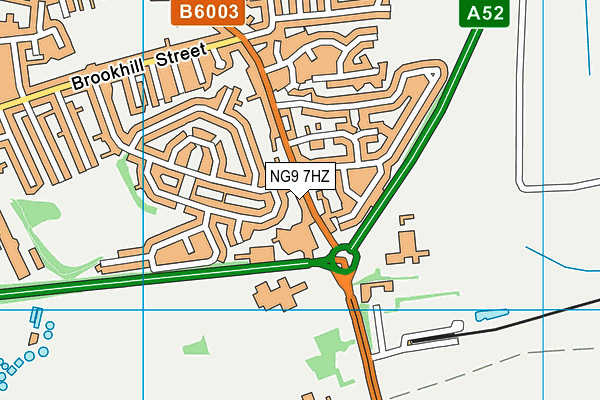 NG9 7HZ map - OS VectorMap District (Ordnance Survey) NG9 7HZ map - OS VectorMap District (Ordnance Survey)