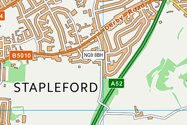 NG9 8BH map - OS VectorMap District (Ordnance Survey) NG9 8BH map - OS VectorMap District (Ordnance Survey)