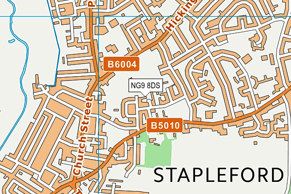 NG9 8DS map - OS VectorMap District (Ordnance Survey) NG9 8DS map - OS VectorMap District (Ordnance Survey)