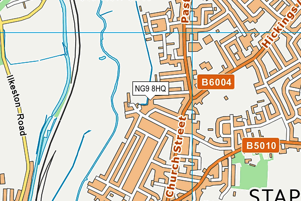 NG9 8HQ map - OS VectorMap District (Ordnance Survey) NG9 8HQ map - OS VectorMap District (Ordnance Survey)