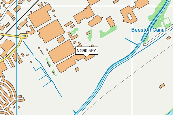 NG90 5PY map - OS VectorMap District (Ordnance Survey) NG90 5PY map - OS VectorMap District (Ordnance Survey)