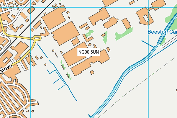 NG90 5UN map - OS VectorMap District (Ordnance Survey) NG90 5UN map - OS VectorMap District (Ordnance Survey)