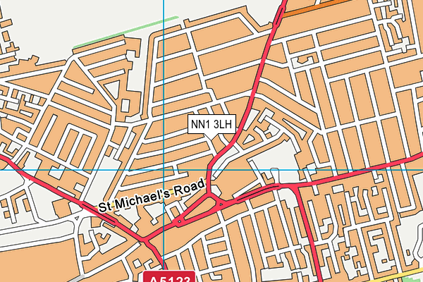 NN1 3LH map - OS VectorMap District (Ordnance Survey) NN1 3LH map - OS VectorMap District (Ordnance Survey)
