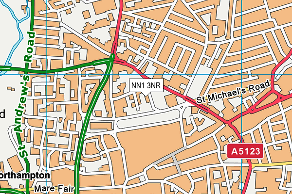 NN1 3NR map - OS VectorMap District (Ordnance Survey) NN1 3NR map - OS VectorMap District (Ordnance Survey)