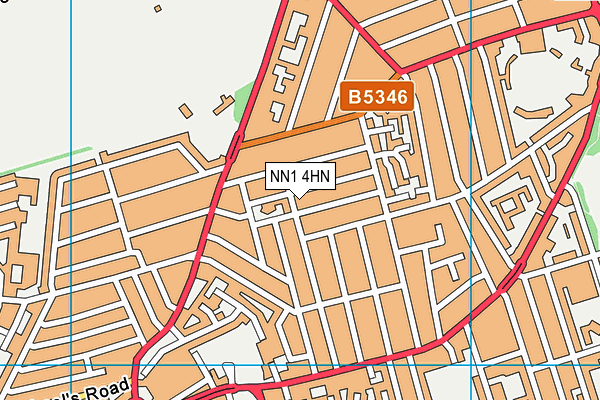 NN1 4HN map - OS VectorMap District (Ordnance Survey) NN1 4HN map - OS VectorMap District (Ordnance Survey)