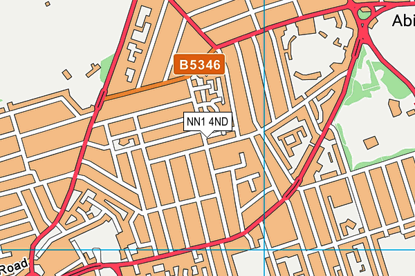 NN1 4ND map - OS VectorMap District (Ordnance Survey) NN1 4ND map - OS VectorMap District (Ordnance Survey)