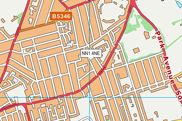 NN1 4NE map - OS VectorMap District (Ordnance Survey) NN1 4NE map - OS VectorMap District (Ordnance Survey)