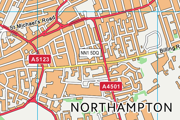 NN1 5DQ map - OS VectorMap District (Ordnance Survey) NN1 5DQ map - OS VectorMap District (Ordnance Survey)