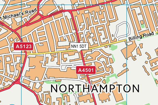 NN1 5DT map - OS VectorMap District (Ordnance Survey) NN1 5DT map - OS VectorMap District (Ordnance Survey)