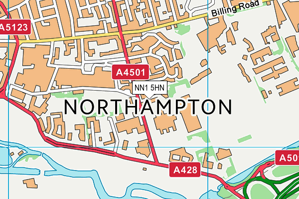 NN1 5HN map - OS VectorMap District (Ordnance Survey)