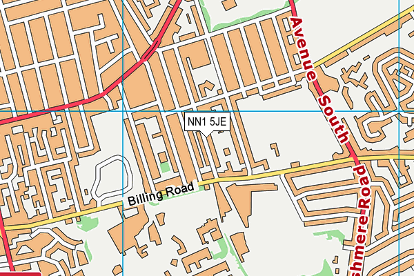NN1 5JE map - OS VectorMap District (Ordnance Survey) NN1 5JE map - OS VectorMap District (Ordnance Survey)