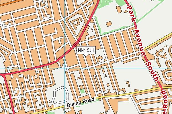 NN1 5JH map - OS VectorMap District (Ordnance Survey) NN1 5JH map - OS VectorMap District (Ordnance Survey)