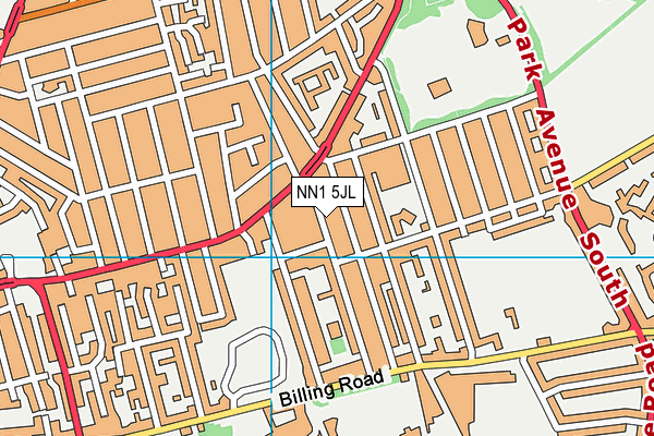 NN1 5JL map - OS VectorMap District (Ordnance Survey) NN1 5JL map - OS VectorMap District (Ordnance Survey)