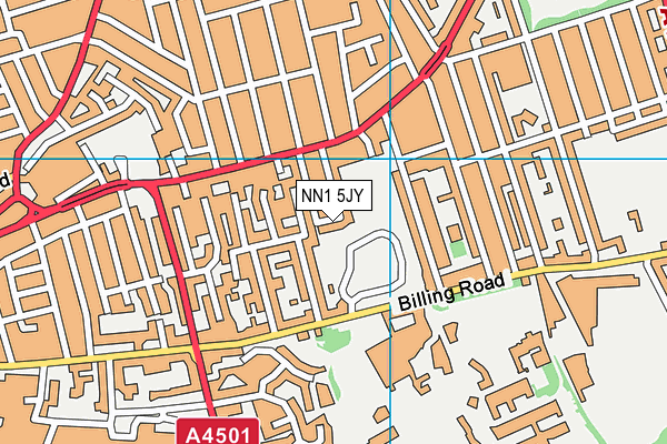 NN1 5JY map - OS VectorMap District (Ordnance Survey) NN1 5JY map - OS VectorMap District (Ordnance Survey)