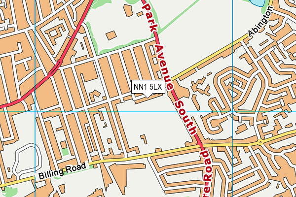 NN1 5LX map - OS VectorMap District (Ordnance Survey) NN1 5LX map - OS VectorMap District (Ordnance Survey)