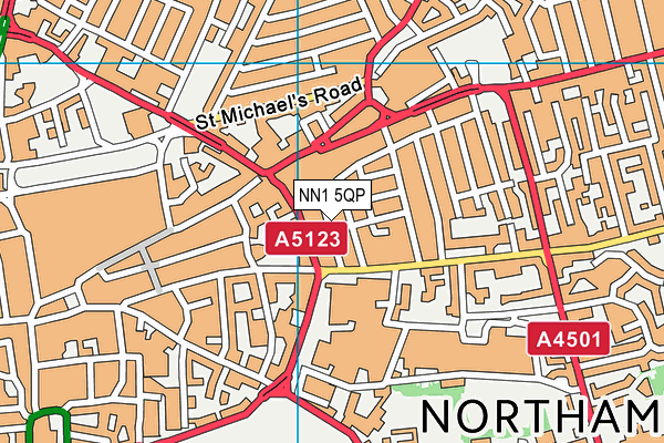 NN1 5QP map - OS VectorMap District (Ordnance Survey) NN1 5QP map - OS VectorMap District (Ordnance Survey)