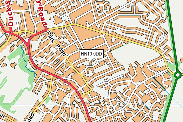 NN10 0DD map - OS VectorMap District (Ordnance Survey) NN10 0DD map - OS VectorMap District (Ordnance Survey)