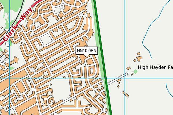 NN10 0EN map - OS VectorMap District (Ordnance Survey)