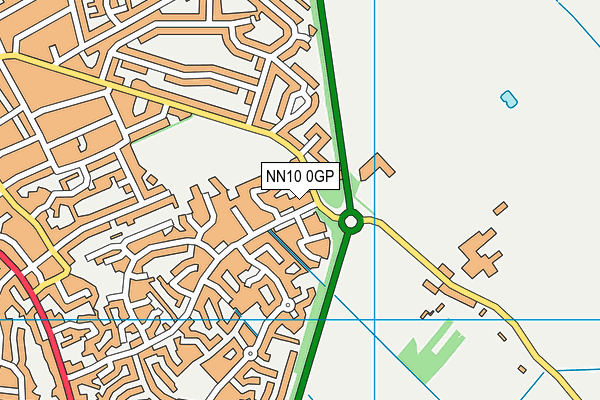 NN10 0GP map - OS VectorMap District (Ordnance Survey) NN10 0GP map - OS VectorMap District (Ordnance Survey)