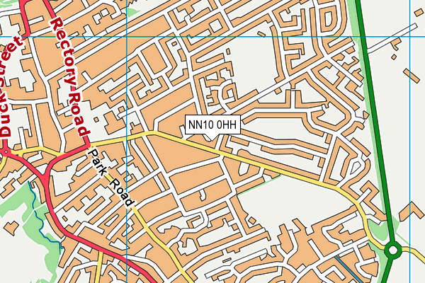 NN10 0HH map - OS VectorMap District (Ordnance Survey) NN10 0HH map - OS VectorMap District (Ordnance Survey)