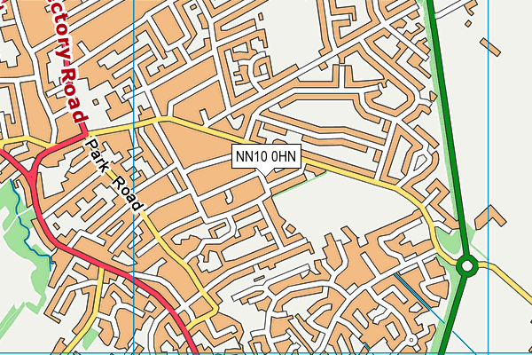 NN10 0HN map - OS VectorMap District (Ordnance Survey)