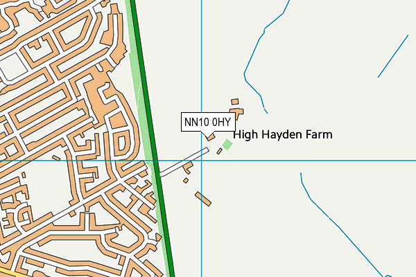 NN10 0HY map - OS VectorMap District (Ordnance Survey) NN10 0HY map - OS VectorMap District (Ordnance Survey)