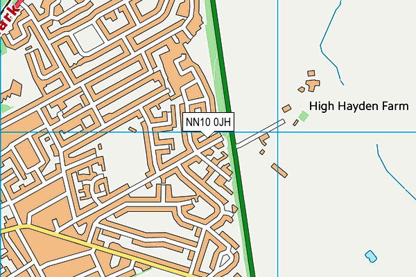 NN10 0JH map - OS VectorMap District (Ordnance Survey) NN10 0JH map - OS VectorMap District (Ordnance Survey)