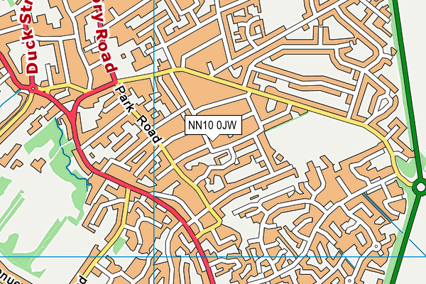 NN10 0JW map - OS VectorMap District (Ordnance Survey) NN10 0JW map - OS VectorMap District (Ordnance Survey)