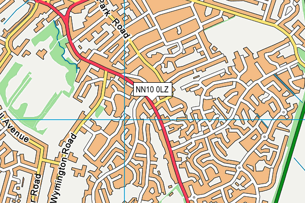 NN10 0LZ map - OS VectorMap District (Ordnance Survey) NN10 0LZ map - OS VectorMap District (Ordnance Survey)