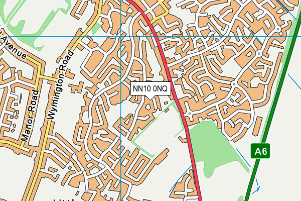 NN10 0NQ map - OS VectorMap District (Ordnance Survey)
