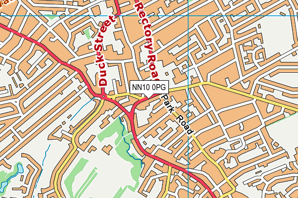 NN10 0PG map - OS VectorMap District (Ordnance Survey)