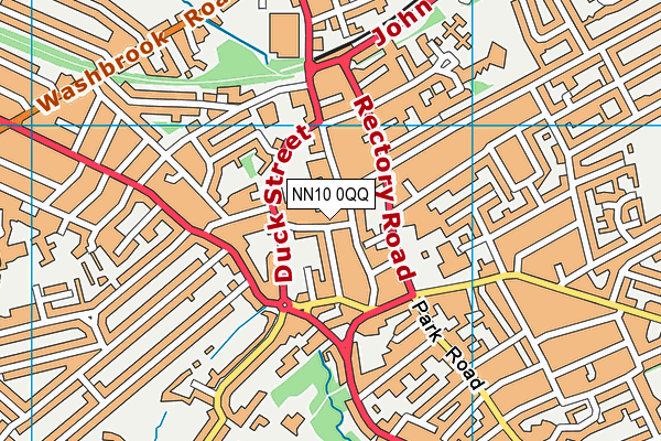 NN10 0QQ map - OS VectorMap District (Ordnance Survey)