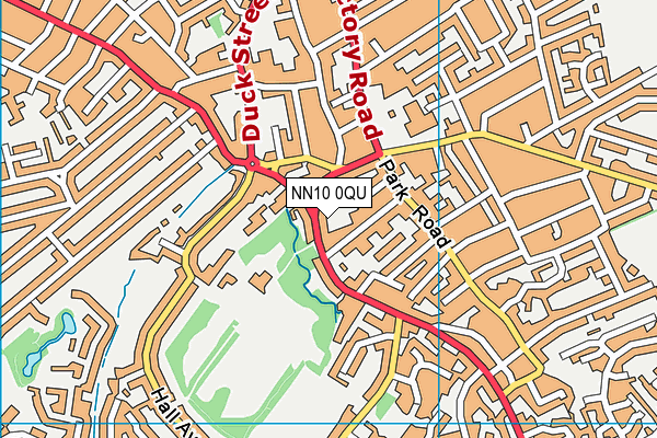 NN10 0QU map - OS VectorMap District (Ordnance Survey) NN10 0QU map - OS VectorMap District (Ordnance Survey)
