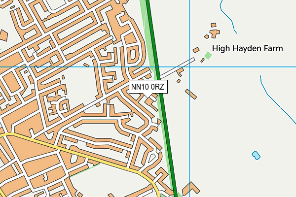 NN10 0RZ map - OS VectorMap District (Ordnance Survey) NN10 0RZ map - OS VectorMap District (Ordnance Survey)