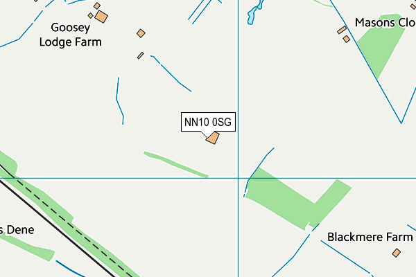 NN10 0SG map - OS VectorMap District (Ordnance Survey) NN10 0SG map - OS VectorMap District (Ordnance Survey)