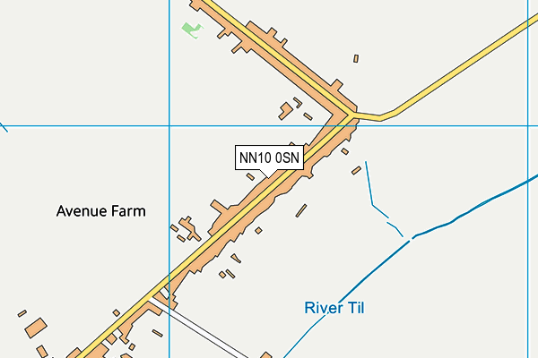 NN10 0SN map - OS VectorMap District (Ordnance Survey) NN10 0SN map - OS VectorMap District (Ordnance Survey)