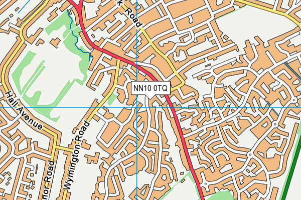 NN10 0TQ map - OS VectorMap District (Ordnance Survey)