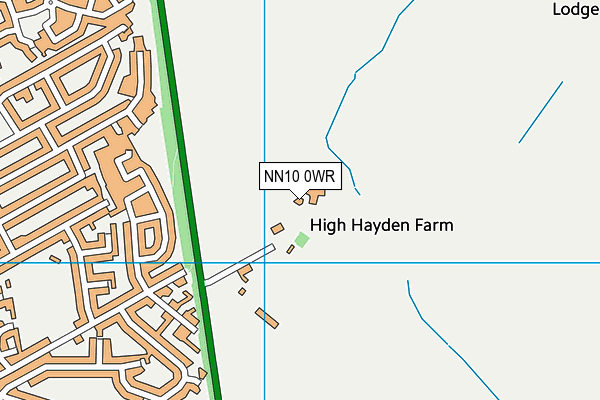 NN10 0WR map - OS VectorMap District (Ordnance Survey) NN10 0WR map - OS VectorMap District (Ordnance Survey)