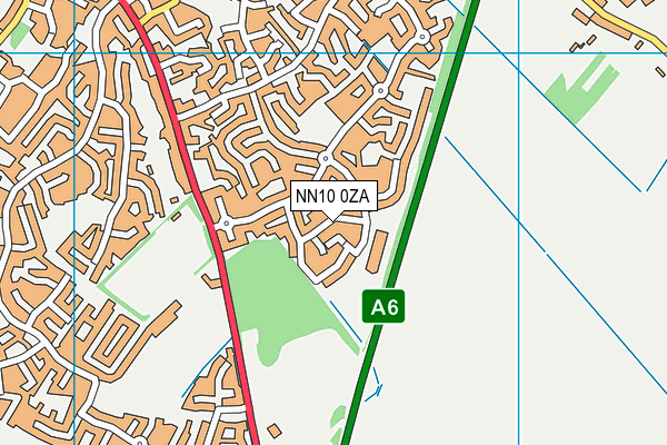 NN10 0ZA map - OS VectorMap District (Ordnance Survey) NN10 0ZA map - OS VectorMap District (Ordnance Survey)
