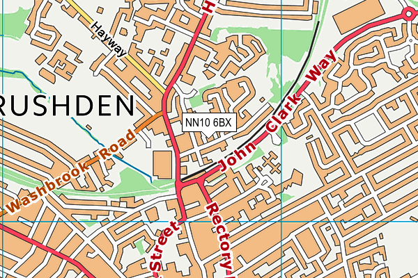 NN10 6BX map - OS VectorMap District (Ordnance Survey) NN10 6BX map - OS VectorMap District (Ordnance Survey)