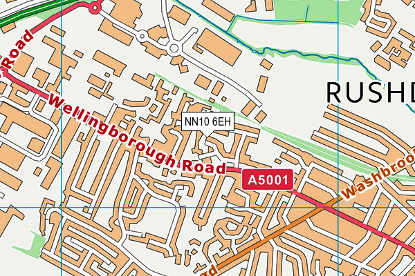 NN10 6EH map - OS VectorMap District (Ordnance Survey)
