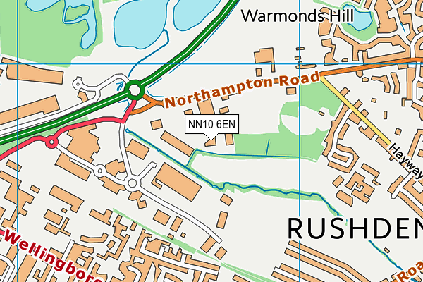 NN10 6EN map - OS VectorMap District (Ordnance Survey)